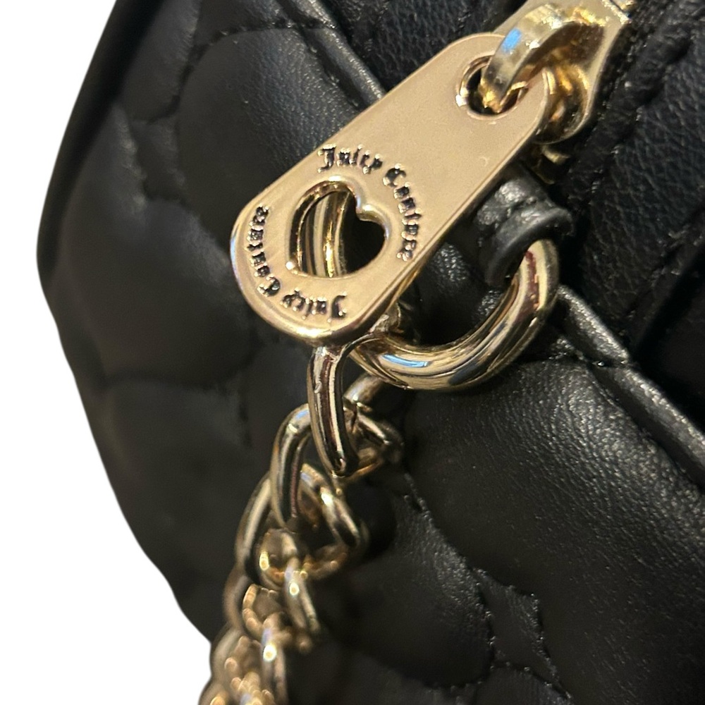 Juicy Couture Black Heart Crossbody Bag - Picture 3 of 6